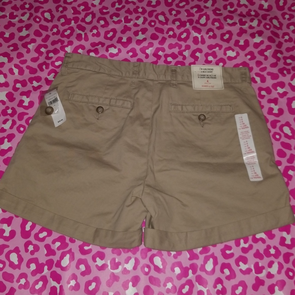 NWT GAP Girlfriend 4inch Short Women's Size 4 - Picture 4 of 4
